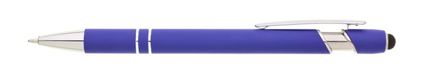 Obrázky: Fialové hliník. guličk. pero NOTY SOFT stylus, Obrázok 2