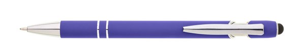 Obrázky: Fialové hliník. guličk. pero NOTY SOFT stylus, Obrázok 3