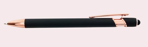 Obrázky: čierne hliník. gul. pero NOTY SOFT LUX stylus