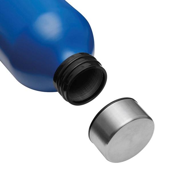 Obrázky: Modrá hliník.fľaša na pitie 750 ml, skrut.viečko, Obrázok 5