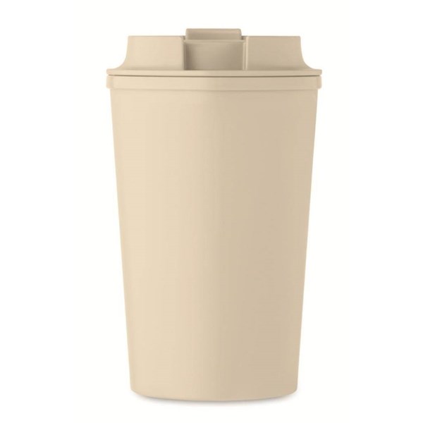 Obrázky: Béžový kelímok zo 100% PLA kukurice, 350ml, Obrázok 5