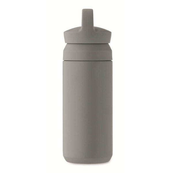 Obrázky: Tmavošedá termoska,rec.oceľ 320 ml, dvojité viečko, Obrázok 6