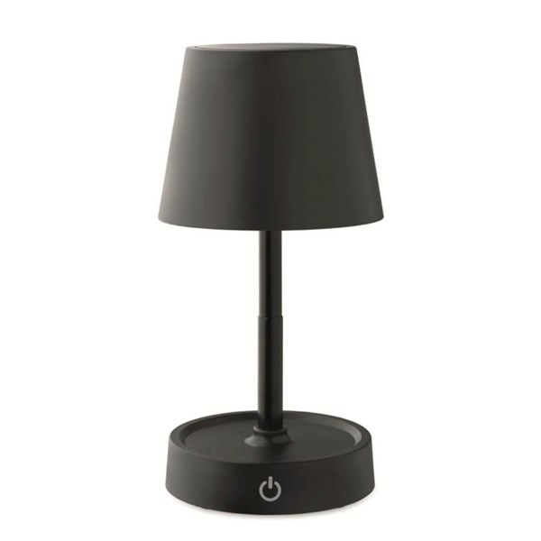 Obrázky: Dobíjacia stolová USB lampa, čierna, Obrázok 2