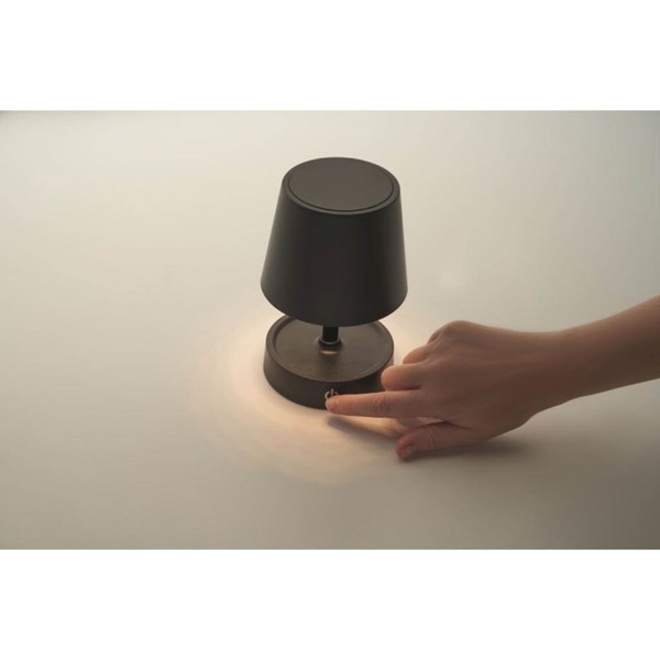 Obrázky: Dobíjacia stolová USB lampa, čierna, Obrázok 8
