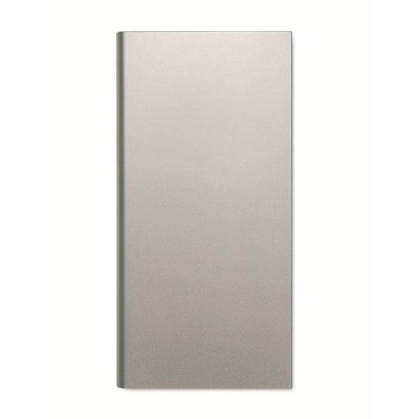 Obrázky: Mat.striebor.powerbanka 8000 mAh z recykl. hliníka, Obrázok 3