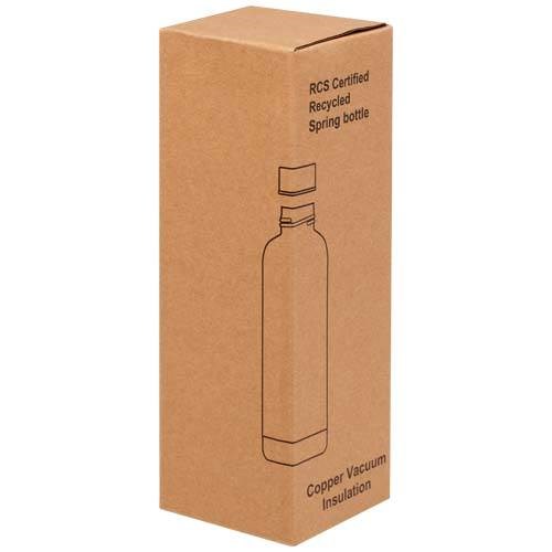 Obrázky: 500ml RCS medená vákuovo izol. fľaša, biela, Obrázok 8