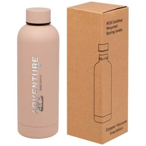 Obrázky: 500ml RCS medená vákuovo izol. fľaša, sv. ružová, Obrázok 5