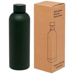 Obrázky: 500ml RCS medená vákuovo izol. fľaša, fľašk.zelená