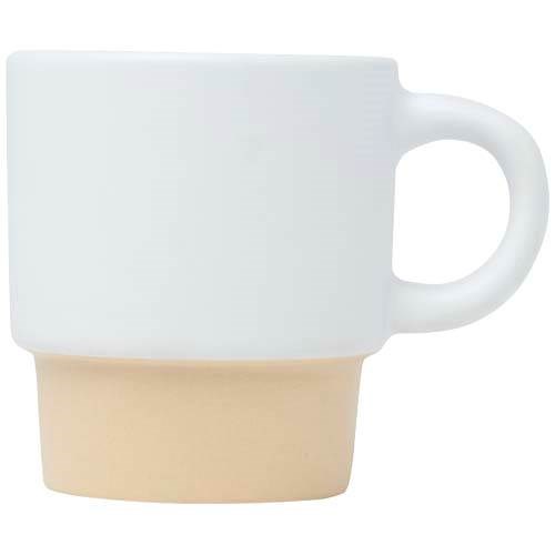 Obrázky: Biela matná stohovateľná šálka na espresso 130ml, Obrázok 6