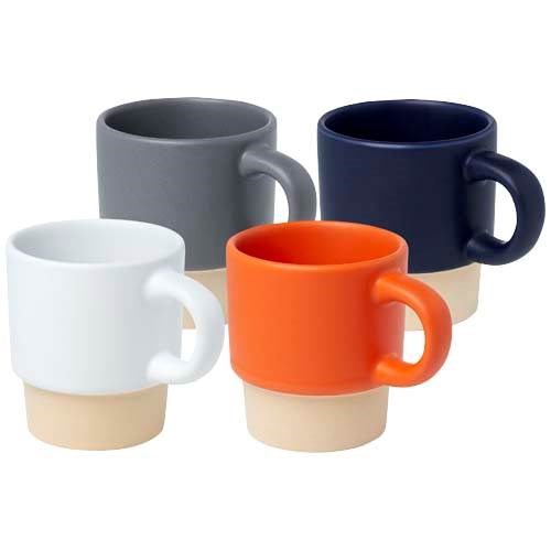 Obrázky: Tm.modrá mat. stohovateľná šálka na espresso 130ml, Obrázok 4