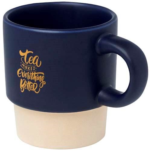 Obrázky: Tm.modrá mat. stohovateľná šálka na espresso 130ml, Obrázok 5