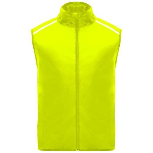 Obrázky: Jannu unisex ľahká bežecká vesta fluor.žltá XL