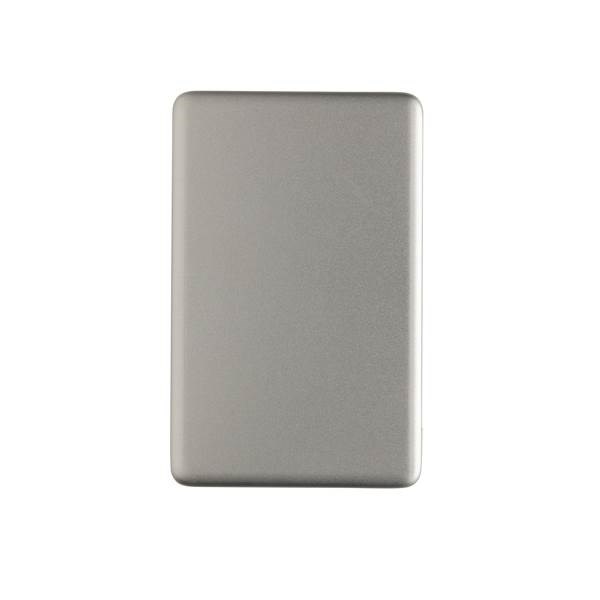 Obrázky: Bezdrôtová mag. powerbanka 5000mAh 5W, strieborná, Obrázok 2