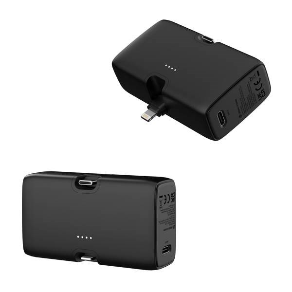 Obrázky: Powerbanka Urban Vitamin 5000mAh 20W PD,čierna, Obrázok 2