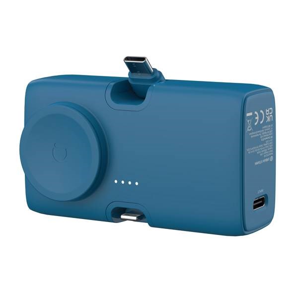 Obrázky: Powerbanka Urban Vitamin 5000mAh 20W PD RSC, modrá, Obrázok 3