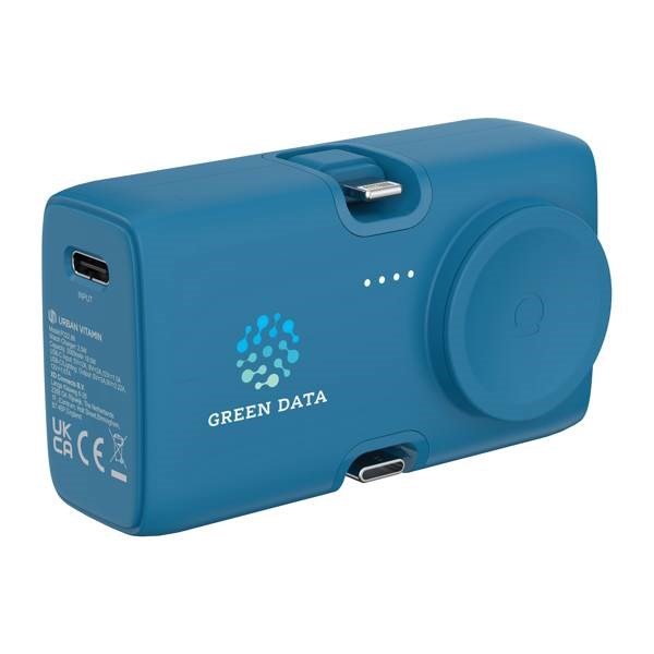 Obrázky: Powerbanka Urban Vitamin 5000mAh 20W PD RSC, modrá, Obrázok 14