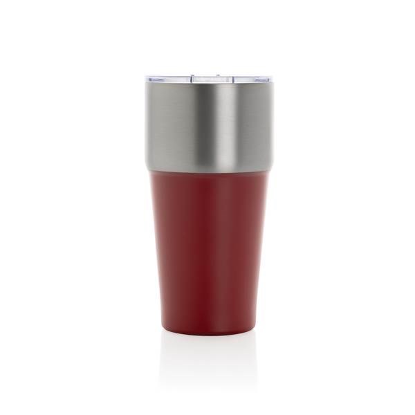Obrázky: Termohrnček 500ml z RCS recyklovanej ocele,červená, Obrázok 3