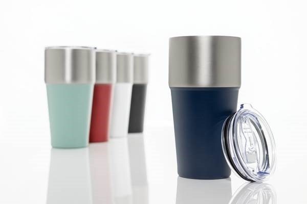 Obrázky: Termohrnček 500ml z RCS recyklovanej ocele,červená, Obrázok 9