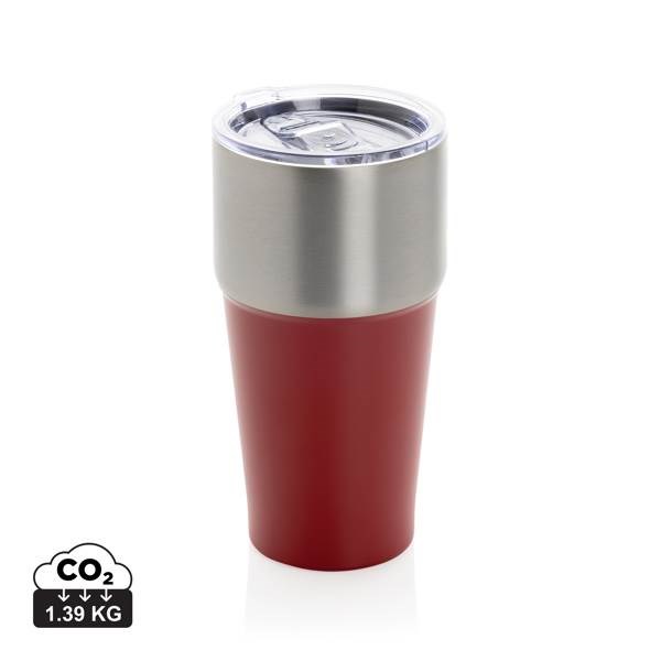Obrázky: Termohrnček 500ml z RCS recyklovanej ocele,červená, Obrázok 13