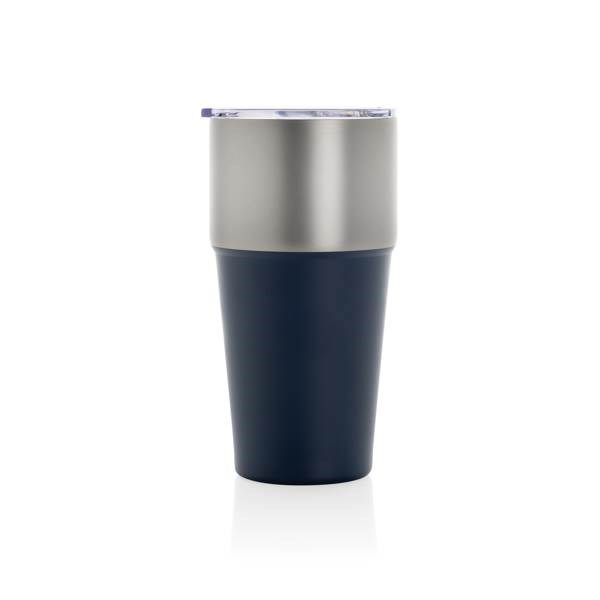 Obrázky: Termohrnček 500ml z RCS recyklovanej ocele, modrá, Obrázok 2