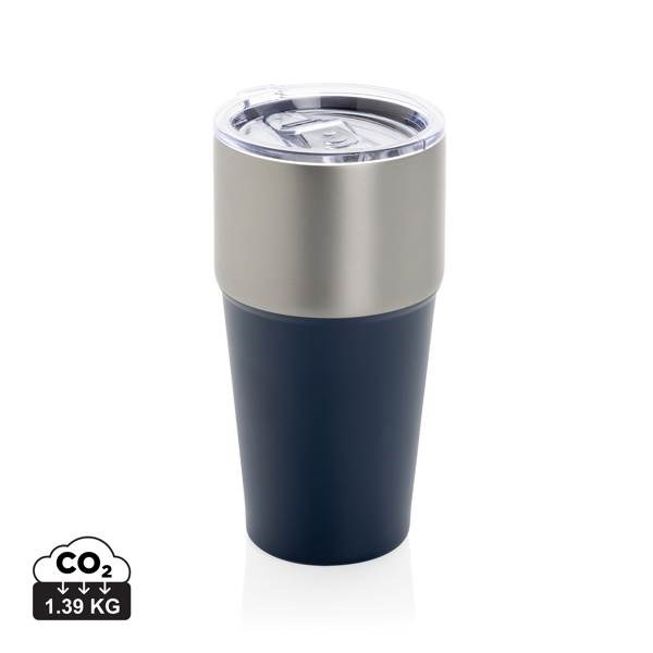 Obrázky: Termohrnček 500ml z RCS recyklovanej ocele, modrá, Obrázok 13