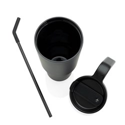 Obrázky: Termohrnček 900ml z RCS recyklovanej ocele,čierna