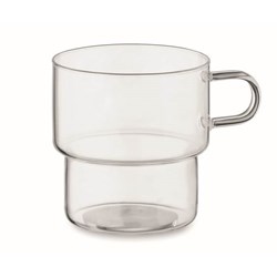Obrázky: Stohovateľný hrnček z borosilikátového skla 300 ml