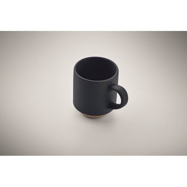 Obrázky: Keramický stohovat. hrnček s uchom 170ml,n.modrý, Obrázok 2