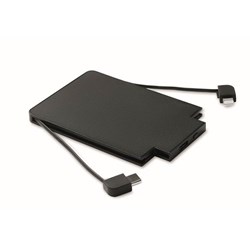 Obrázky: Magnetická powerbanka 2500 mAh, vstavané káble