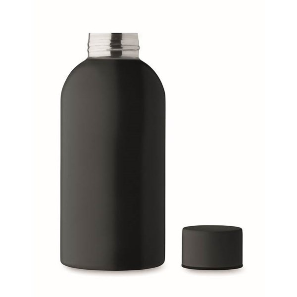 Obrázky: Jednostenná fľaša 500ml, recyklovaný nerez, čierna, Obrázok 5