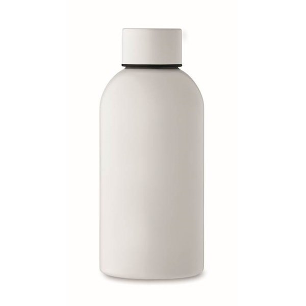 Obrázky: Jednostenná fľaša 500ml, recyklovaný nerez, biela, Obrázok 4