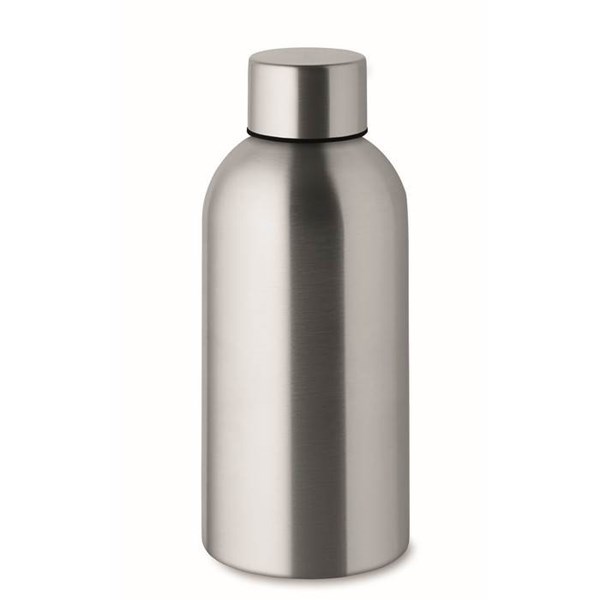Obrázky: Jednostenná fľaša 500ml,recyklovaný nerez, strieb.