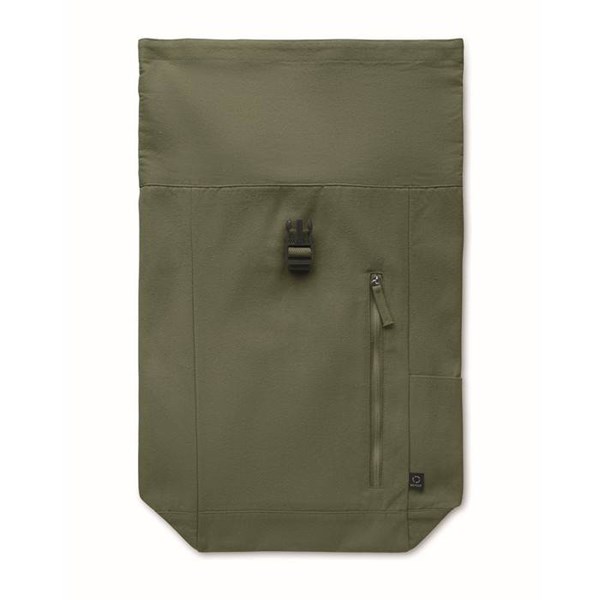 Obrázky: Army zel. rolovací ruksak 390g,suchý zips a vrecko, Obrázok 9