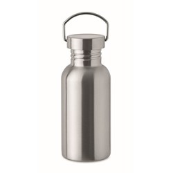 Obrázky: Jednostenná recykl. nerez fľaša 500ml,striebor.mat