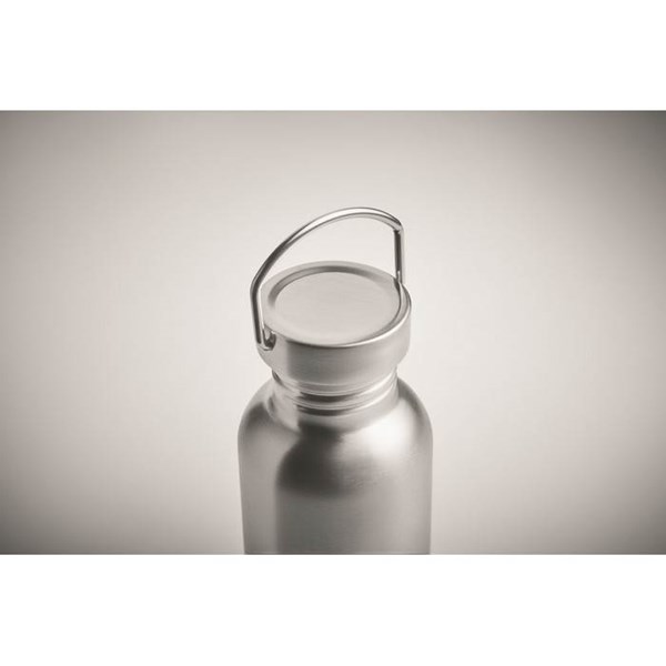 Obrázky: Jednostenná recykl. nerez fľaša 500ml,striebor.mat, Obrázok 2