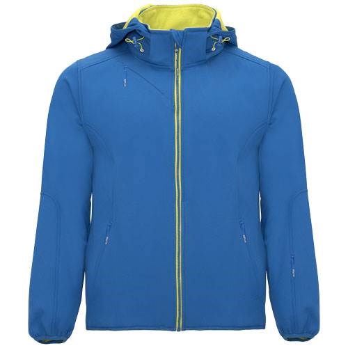 Obrázky: Modrá unisex softshellová bunda Siberia XXL, Obrázok 9
