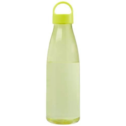 Obrázky: Fľaša na vodu z recykl. plastu 800 ml, limetková, Obrázok 3