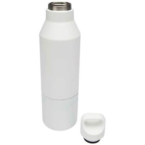 Obrázky: Termoska 600 ml z ner. ocele RCS s hrnčekom,biela, Obrázok 3