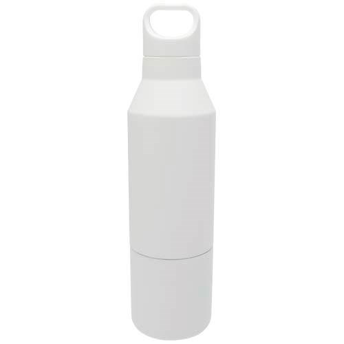 Obrázky: Termoska 600 ml z ner. ocele RCS s hrnčekom,biela, Obrázok 6