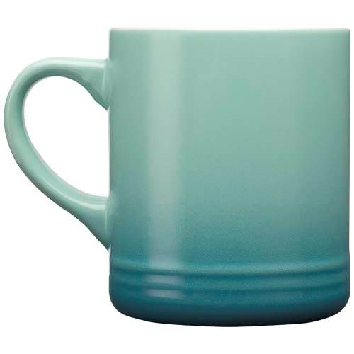 Obrázky: Tyrkysový keramický hrnček 330 ml, prechod farby, Obrázok 2