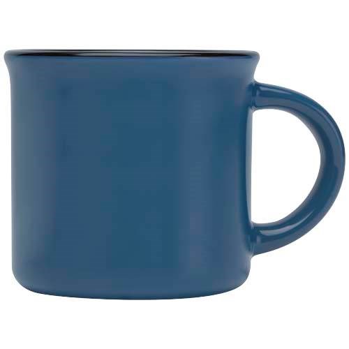 Obrázky: Retro keramický hrnček 240 ml v krabičke, modrá, Obrázok 6