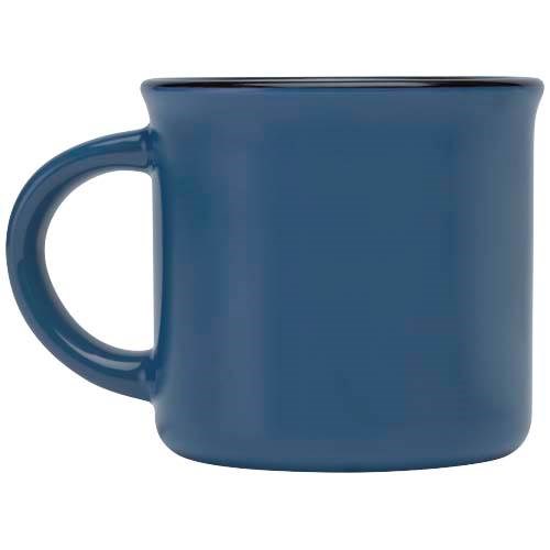 Obrázky: Retro keramický hrnček 240 ml v krabičke, modrá, Obrázok 7