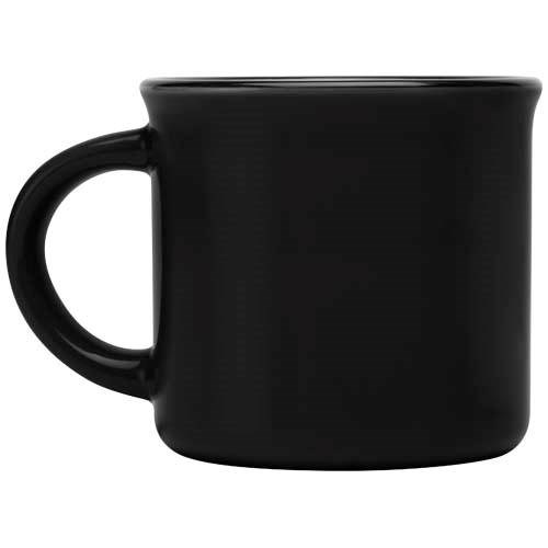 Obrázky: Retro keramický hrnček 240 ml v krabičke, čierna, Obrázok 7