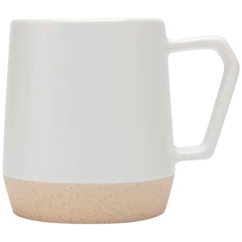 Obrázky: Keram. hrnček 300 ml matný povrch biela/neglazov., Obrázok 8