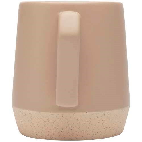 Obrázky: Keram. hrnček 300 ml matný povrch béžová/neglazov., Obrázok 2