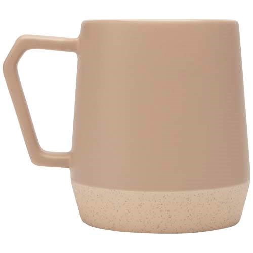 Obrázky: Keram. hrnček 300 ml matný povrch béžová/neglazov., Obrázok 9