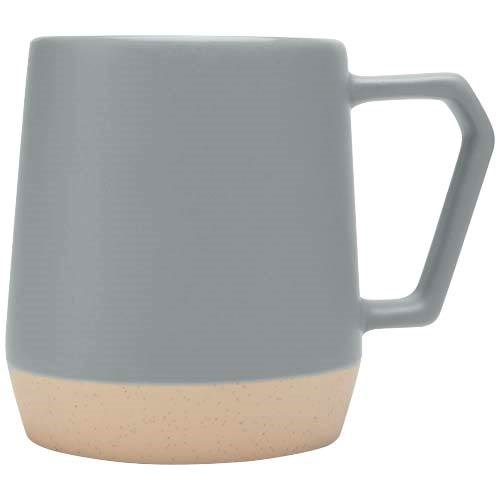 Obrázky: Keram. hrnček 300 ml matný povrch šedá/neglazov., Obrázok 8
