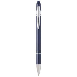 Obrázky: Hliník. guličkové pero modro/strieborné, stylus,MN