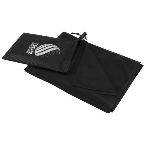 Obrázky: RPET šport.uterák 50×100cm v netk. obale, čierna, Obrázok 7