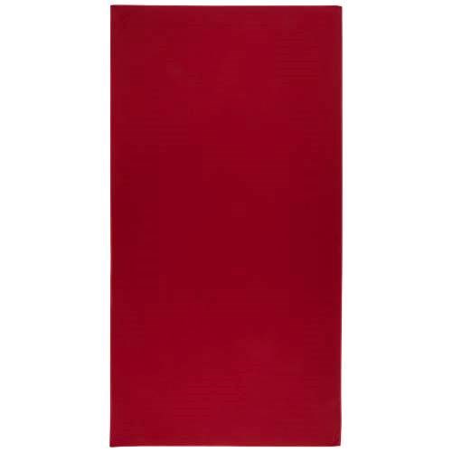 Obrázky: Polyester. športový uterák 50×100 cm, červená, Obrázok 2